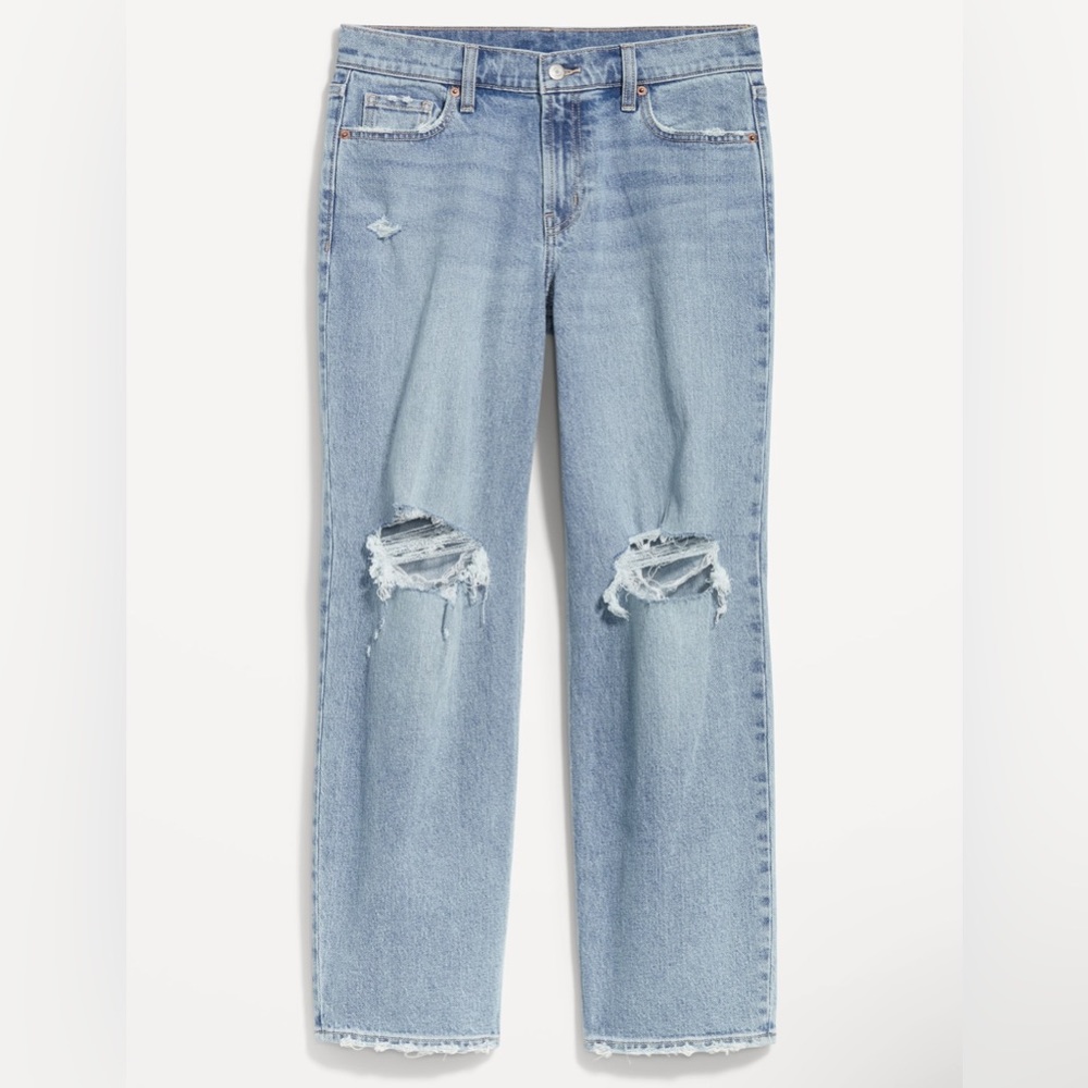 NWT Old Navy Mid-Rise Boyfriend Jeans for Women Size 18 Reg / Plus Size